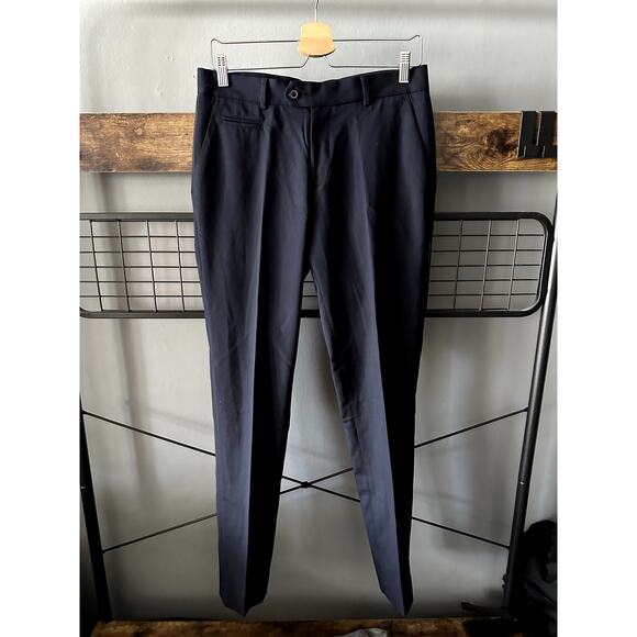 ASOS Men's Navy Skinny Fit Dress Pants | Size 33x32 - Picture 1 of 6